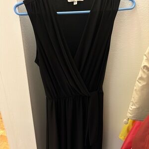 Elegant Black Sleeveless Dress